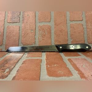Ronco Six Star #4 Bread & Bagel Kitchen Knife Stainless Steel Full Tang